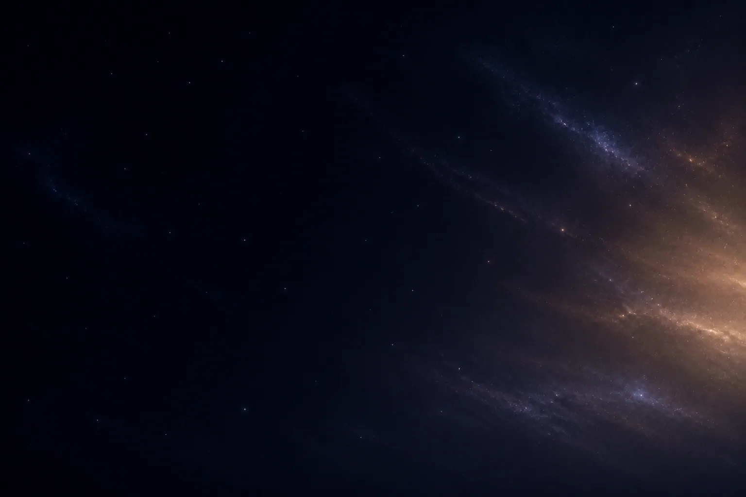 Dark star field around Saturn