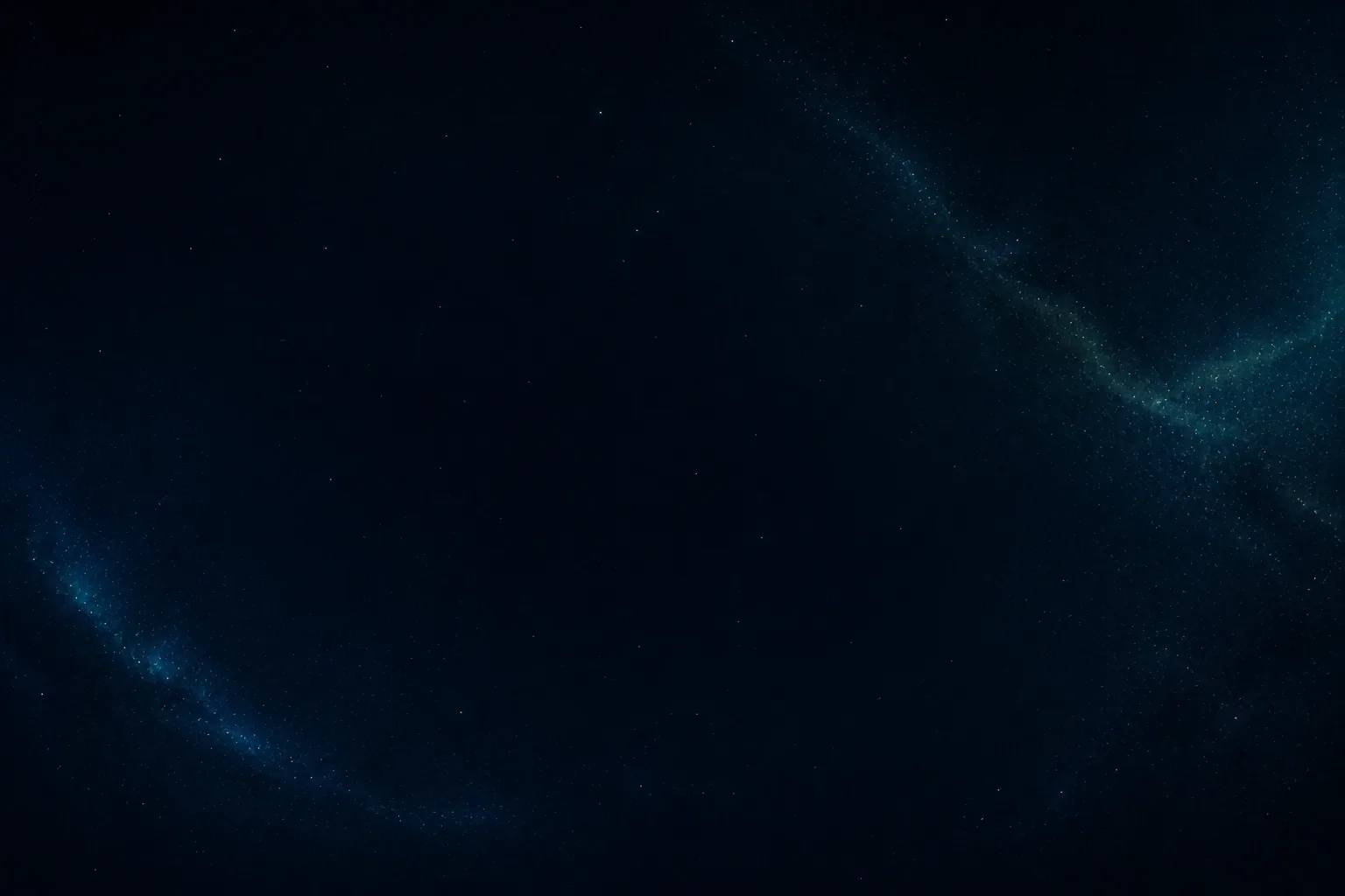 Quiet blue-black star field around Uranus