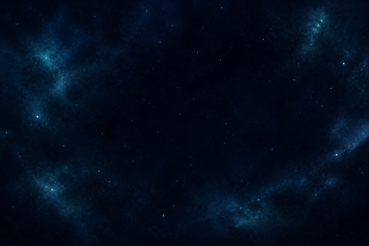 Quiet blue-black space around Uranus's major moons