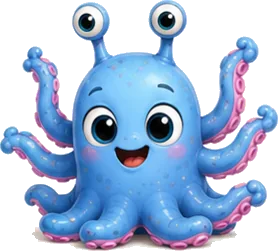 Squish, a space friend